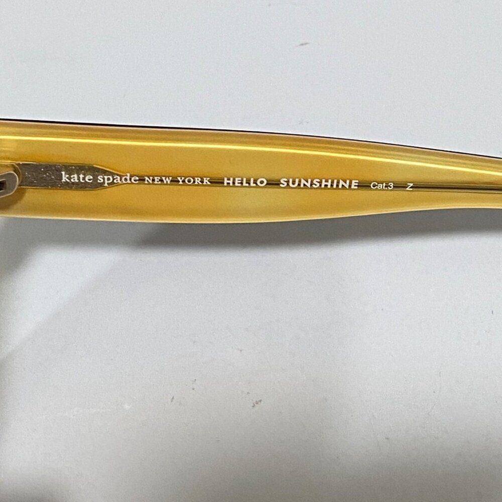 NEW Kate Spade MARIGOLD Two-Tone Cat Eye Sunglasses - Picture 4 of 5